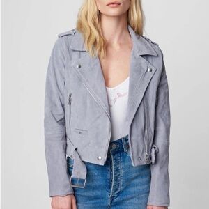BLANK NYC CLOUD GREY MOTO JACKET